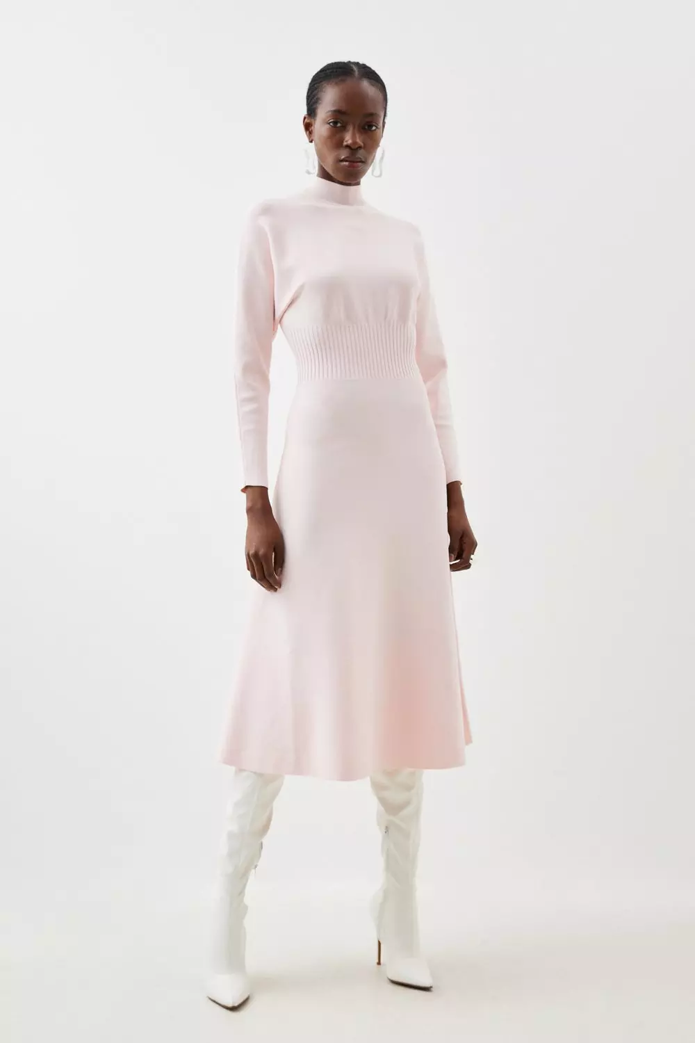 White 2024 batwing dress